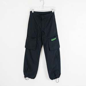 Brain Dead Women's knife pleat Run Pant Cargo in Black size XS